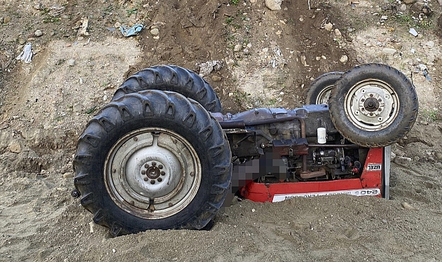 Aydın'da devrilen traktörün sürücüsü öldü