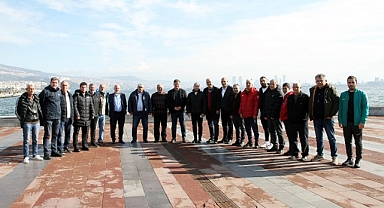 Başkan Tugay ve amatör kulüplerden dayanışma buluşması