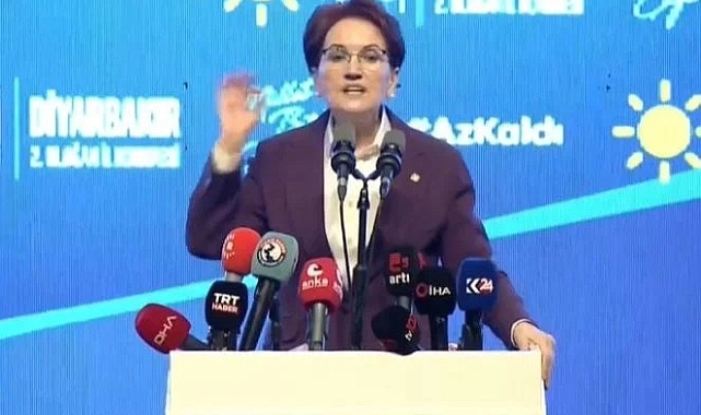 İYİ Parti Genel Başkanı Akşener, Diyarbakır İl Kongresi'nde konuştu: