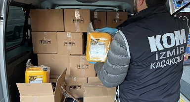 İzmir'de 2 bin 800 litre etil alkol ele geçirildi
