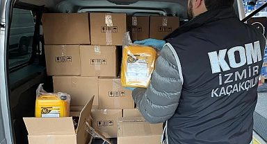 İzmir'de 2 bin 800 litre etil alkol ele geçirildi