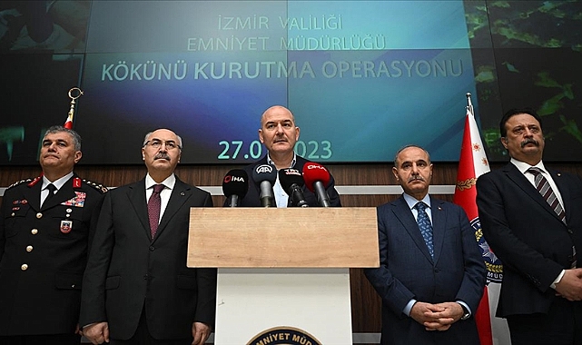 İzmir'de kökünü kurutma operasyonu