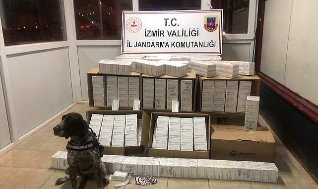 İzmir&#039;de yaklaşık 55 bin uyuşturucu hapla yakalanan 2 zanlı tutuklandı