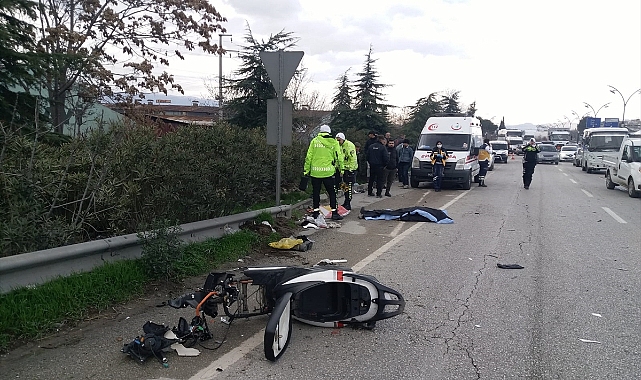 Kamyonetin çarptığı elektrikli bisikletin sürücüsü öldü