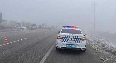 Konya'da askeri aracın tıra çarpması sonucu 2 asker şehit oldu