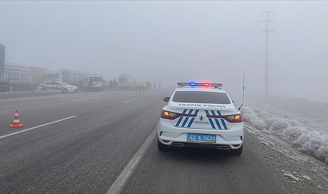 Konya'da askeri aracın tıra çarpması sonucu 2 asker şehit oldu