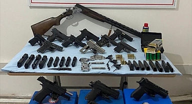 Manisa'da kaçak silah imal eden şüpheli yakalandı