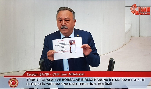 Mecliste Erdal Bakkallı Gönderme