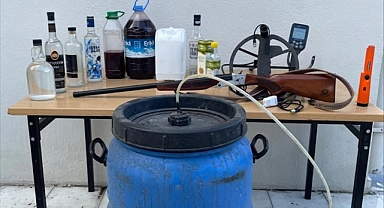 Muğla'da kaçak içki operasyonunda 2 kişi yakalandı