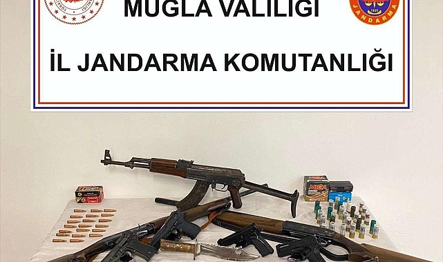 Muğla'da silah kaçakçılığı operasyonu