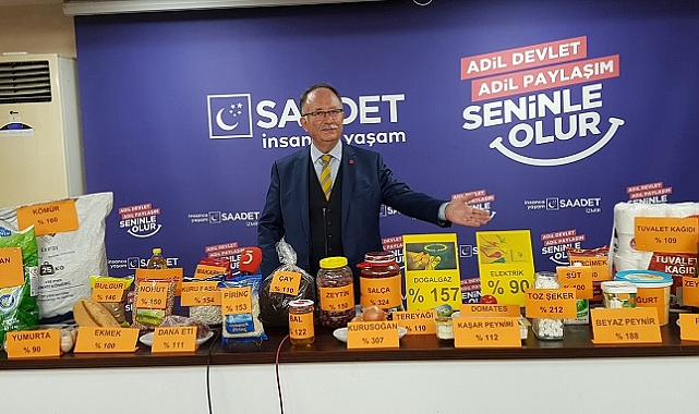 Saadet Partili Kılıç’tan fiyat artışları ispatı