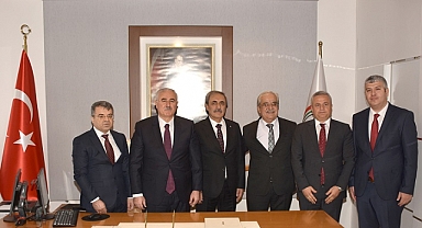 Yargıtay Başkanı ve Yargıtay Cumhuriyet Başsavcısı Karşıyaka Adliye Sarayı’nı ziyaret etti