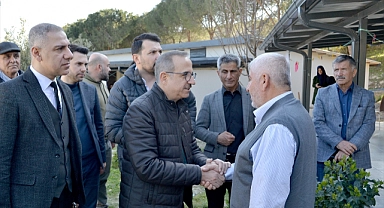AK Parti İzmir İl Başkanı Sürekli, Urla'da depremzedeleri ziyaret etti
