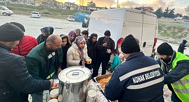 Başkan Batur deprem bölgesinde