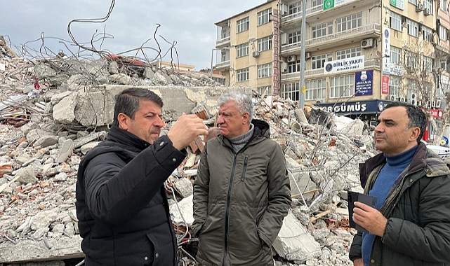 Başkan Engin’den Deprem Bölgesine Ziyaret