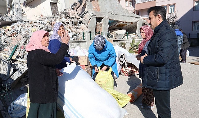 Başkan Kırgöz'den Deprem Bölgesi Ziyareti