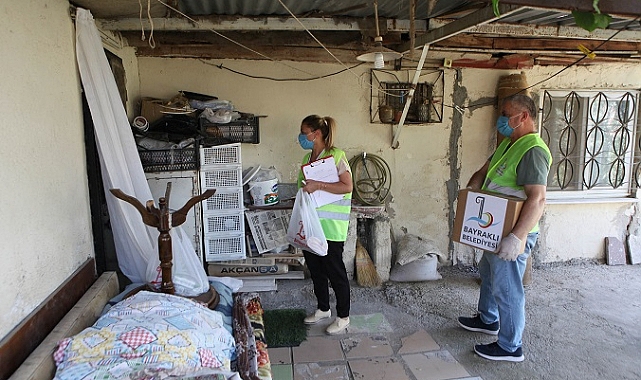 Bayraklı Belediyesinden ailelere kış desteği!