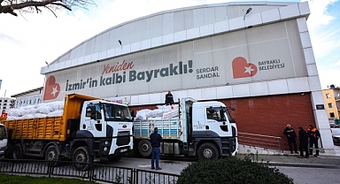 Bayraklı’da büyük deprem dayanışması