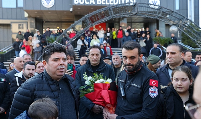 Buca’nın kahramanları evlerine döndü