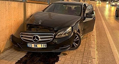 DEVA Partisi Denizli İl Başkanı trafik kazasında yaralandı