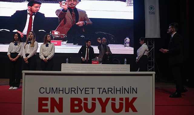 İzmir'de "İlk Evim İlk İş Yerim" projesinde kura çekimleri başladı