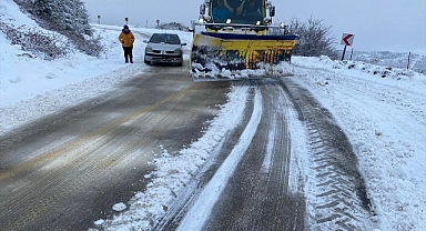 İzmir'de kapanan yollar açıldı