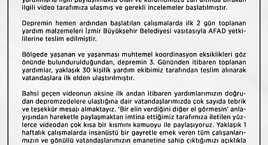 Kemalpaşa Belediyesi'nden deprem yardımlarına ilişkin açıklama
