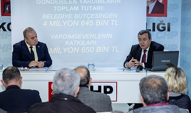 Konak’tan deprem bölgesine  7 milyon TL’lik destek