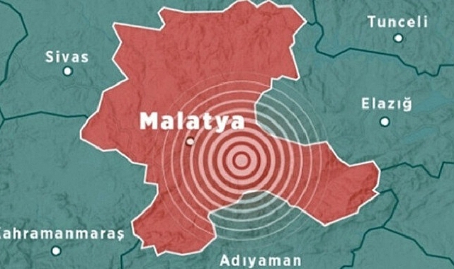Malatya'da 4,7 büyüklüğünde deprem