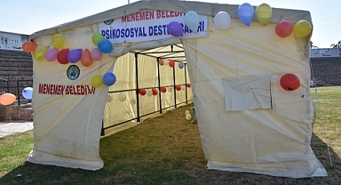 Menemen Belediyesi’nden Afetzedelere Psikolojik Destek