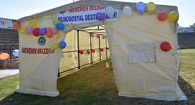 Menemen Belediyesi’nden Afetzedelere Psikolojik Destek