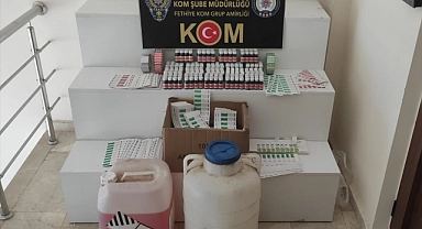 Muğla'da sahte krem ürettiği öne sürülen şüpheli yakalandı