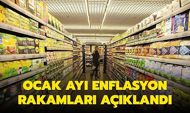 Ocak ayı enflasyon rakamları açıklandı