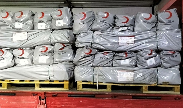 Türk Kızılay İzmir Şubesi’nin Deprem Yardım Tırları 120’ye Ulaştı