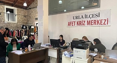 Urla’da deprem mağduru vatandaşlar için ‘Sosyal Market’ oluşturuldu