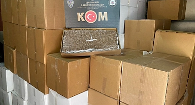 Uşak'ta 1 milyon 660 bin makaron ele geçirildi