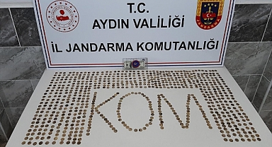 Aydın'da 757 sikke ele geçirildi