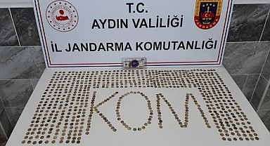 Aydın'da 757 sikke ele geçirildi