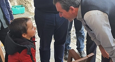 Başkan Koştu, deprem bölgesinde