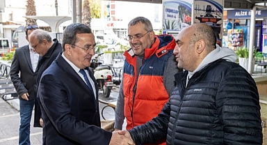 Batur’dan Gıda Çarşısı esnafına ‘destek teşekkürü