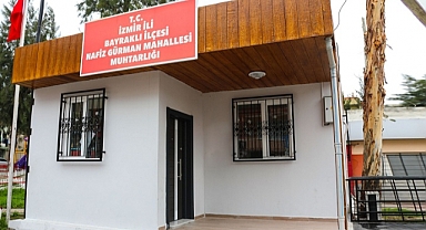 Bayraklı’da 5 muhtarlık binası daha yenilendi