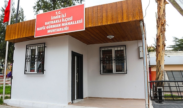 Bayraklı’da 5 muhtarlık binası daha yenilendi