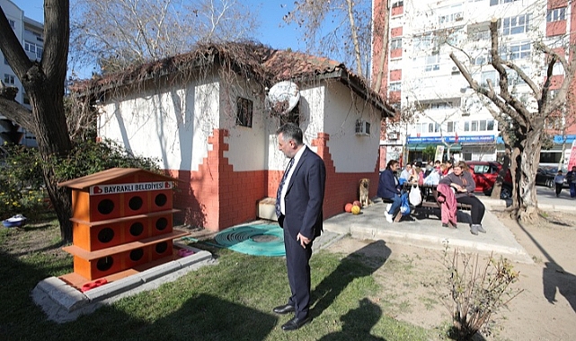 Bayraklı’da kedi evlerinin sayısı 20’ye yükseldi