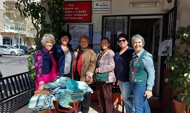 Bayraklılı kadınlardan deprem bölgesine destek sürüyor