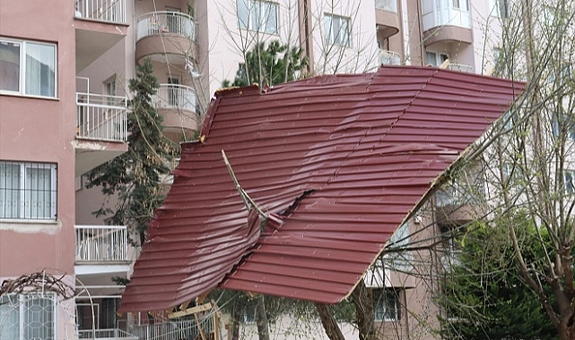 Denizli ile İzmir'de etkili olan lodos ve sağanak hayatı olumsuz etkiledi