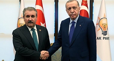 Erdoğan, BBP Genel Başkanı Destici'yi kabul etti