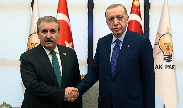 Erdoğan, BBP Genel Başkanı Destici'yi kabul etti