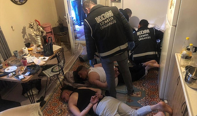 İzmir merkezli suç örgütüne yönelik operasyon