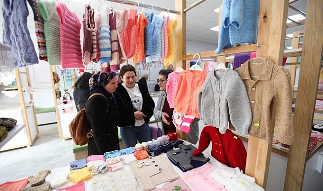 ‘Kadının Emek Dünyası’ stantları yenilendi