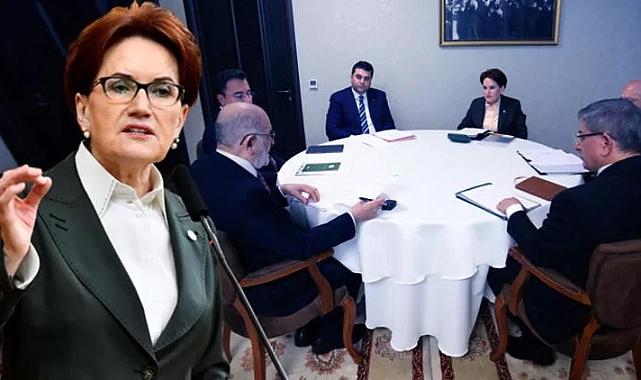 Meral Akşener Masayı Dağıttı